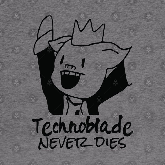 Technoblade Never Dies by Vixel Art